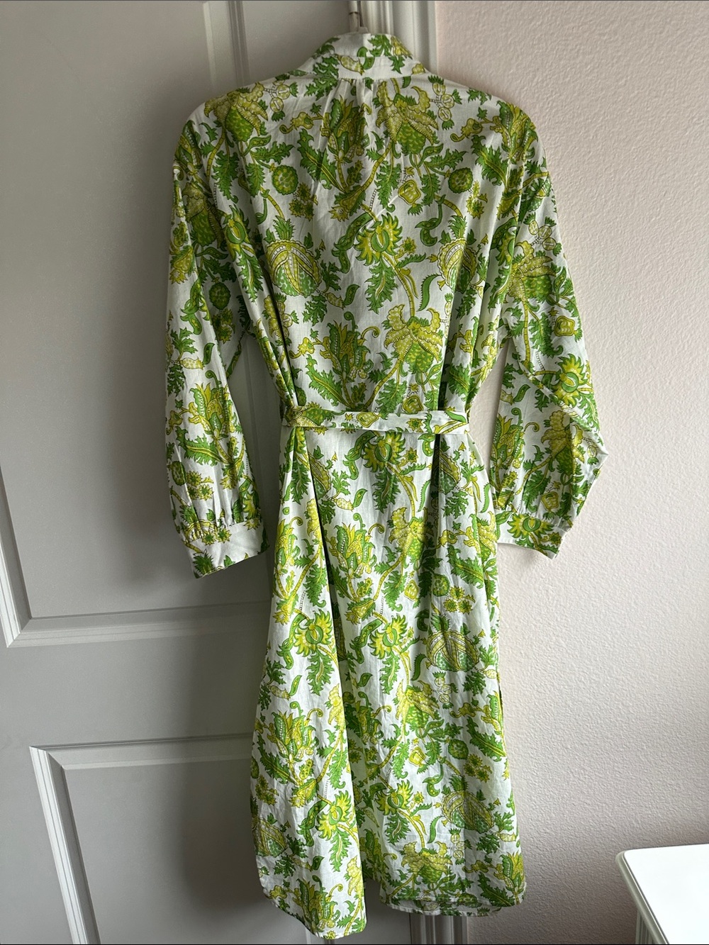 Alix Of Bohemia Sawyer Dress with Green Block Print - Picture 5 of 7